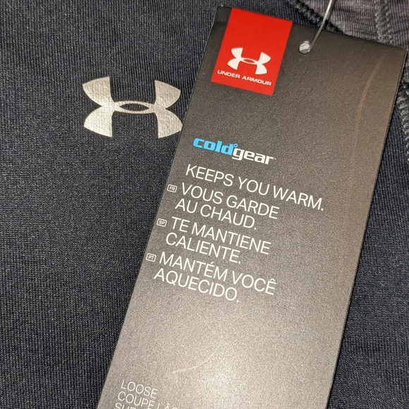 Under Armour Womens Hoodie XS Black Gray Cold Gear Sleeveless Pullover Vest NWT - Picture 10 of 10